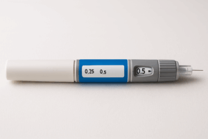 peptide therapy for men - injection vial and syringe