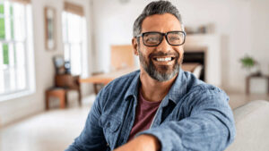 man experiencing daily tadalafil benefits for overall health